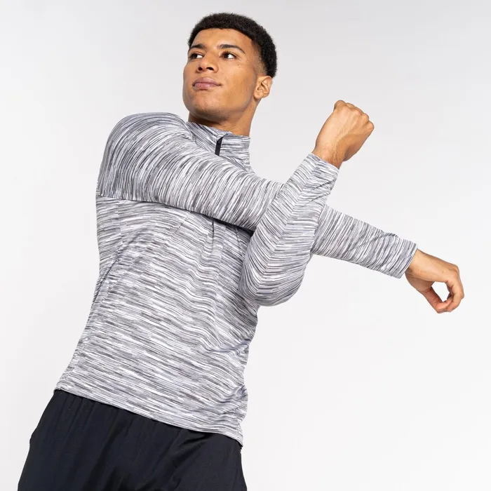 Dare 2b Gym Tops Accelerate Fitness Jersey Ash Grey 8211 Men