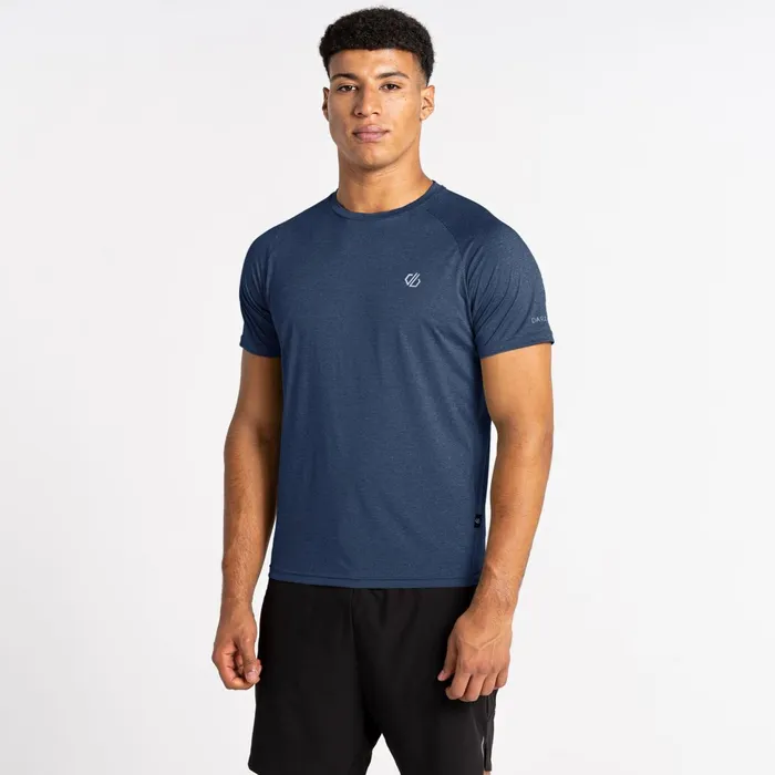 Dare 2b Gym Tops Accelerate Fitness TShirt Moonlight Denim Marl 8211 Men