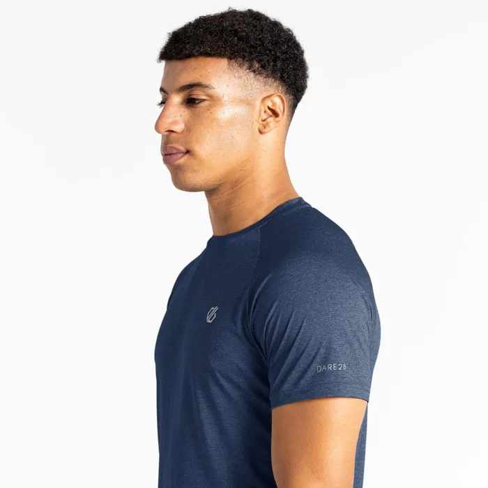 Dare 2b Gym Tops Accelerate Fitness TShirt Moonlight Denim Marl 8211 Men