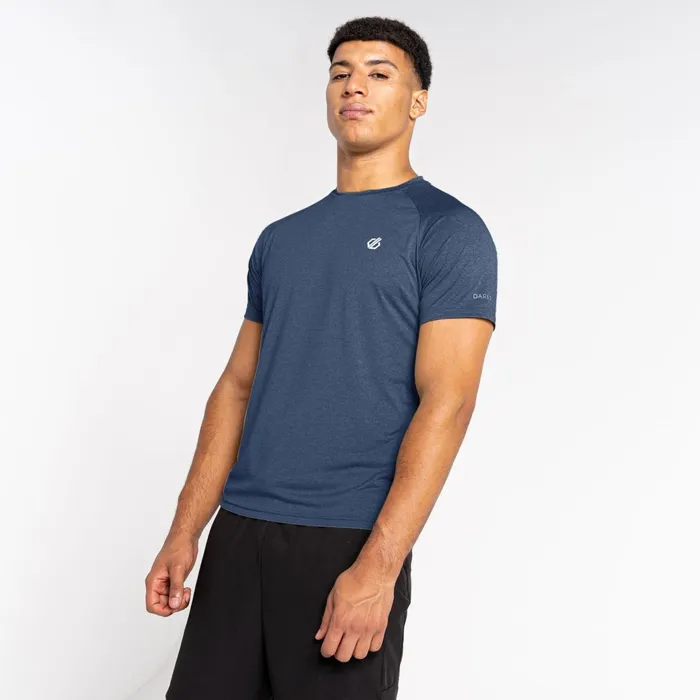 Dare 2b Gym Tops Accelerate Fitness TShirt Moonlight Denim Marl 8211 Men