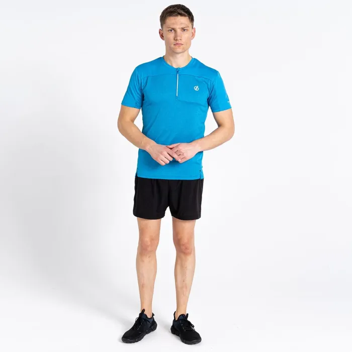 Dare 2b Gym Tops Aces Iii Recycled Zip Up Jersey Teton Blue 8211 Men