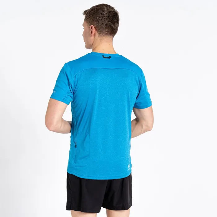 Dare 2b Gym Tops Aces Iii Recycled Zip Up Jersey Teton Blue 8211 Men
