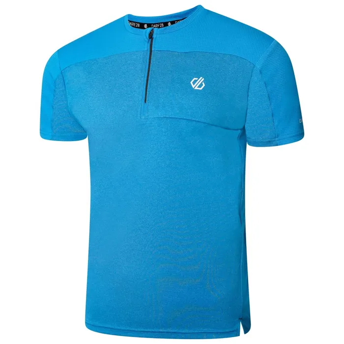 Dare 2b Gym Tops Aces Iii Recycled Zip Up Jersey Teton Blue 8211 Men