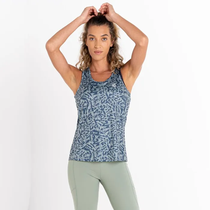 Dare 2b Gym Tops Ardency Ii Recycled Lightweight Vest Lilypad Green Animal Print 8211 Women