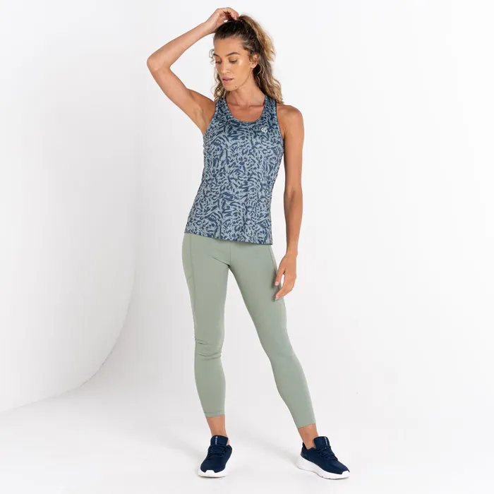 Dare 2b Gym Tops Ardency Ii Recycled Lightweight Vest Lilypad Green Animal Print 8211 Women