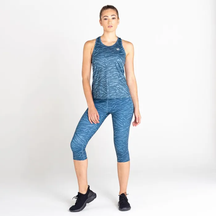Dare 2b Gym Tops Ardency Ii Recycled Lightweight Vest Orion Grey Tiger Print 8211 Women