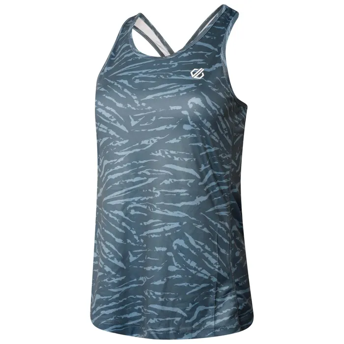 Dare 2b Gym Tops Ardency Ii Recycled Lightweight Vest Orion Grey Tiger Print 8211 Women