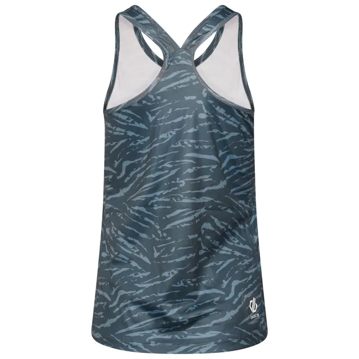 Dare 2b Gym Tops Ardency Ii Recycled Lightweight Vest Orion Grey Tiger Print 8211 Women