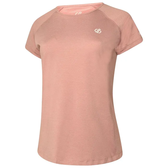 Dare 2b Gym Tops Corral Lightweight Tee Powder Pink Marl 8211 Women