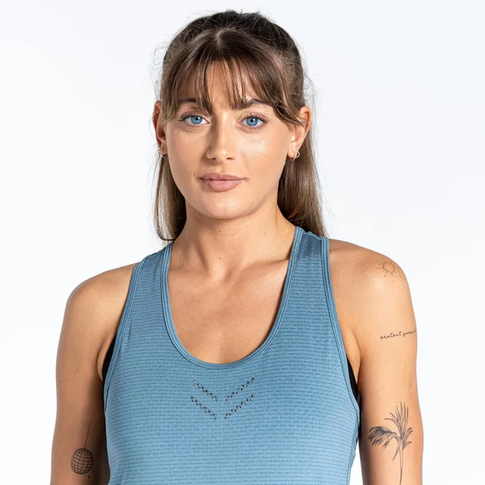 Dare 2b Gym Tops Crystallize Active Vest Bluestone 8211 Women