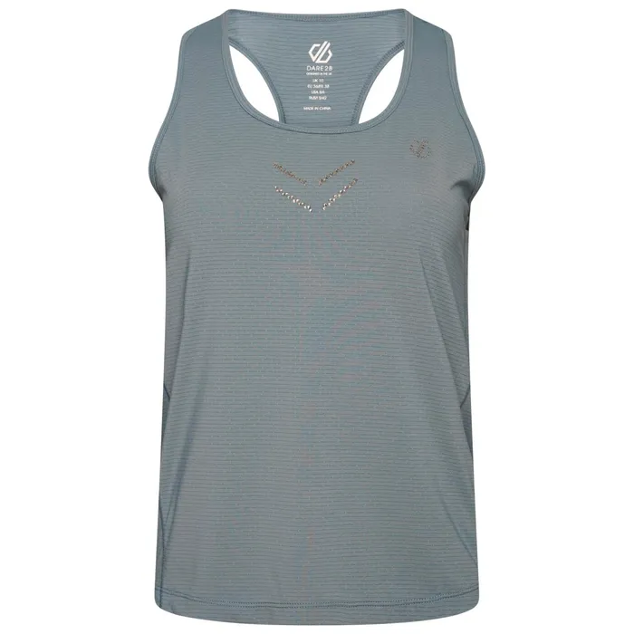 Dare 2b Gym Tops Crystallize Active Vest Bluestone 8211 Women