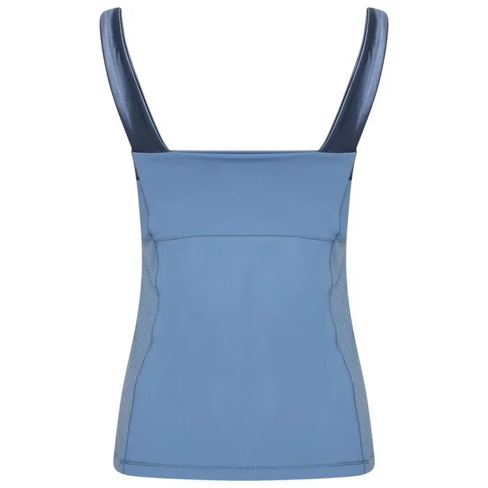 Dare 2b Gym Tops Crystallize Recycled Fitted Vest Bluestone 8211 Women
