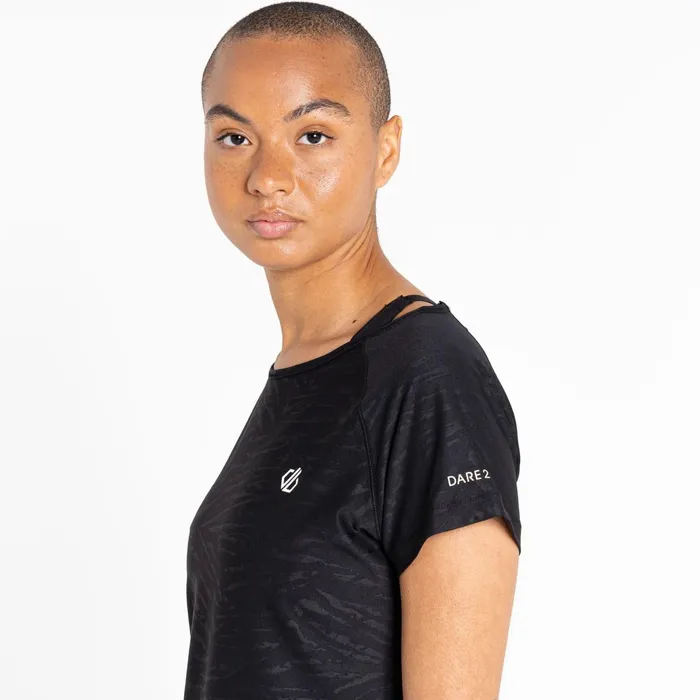 Dare 2b Gym Tops Defy Ii Lightweight Tee Black 8211 Women