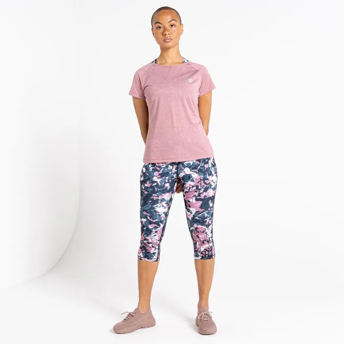 Dare 2b Gym Tops Defy Ii Lightweight Tee Mesa Rose 8211 Women