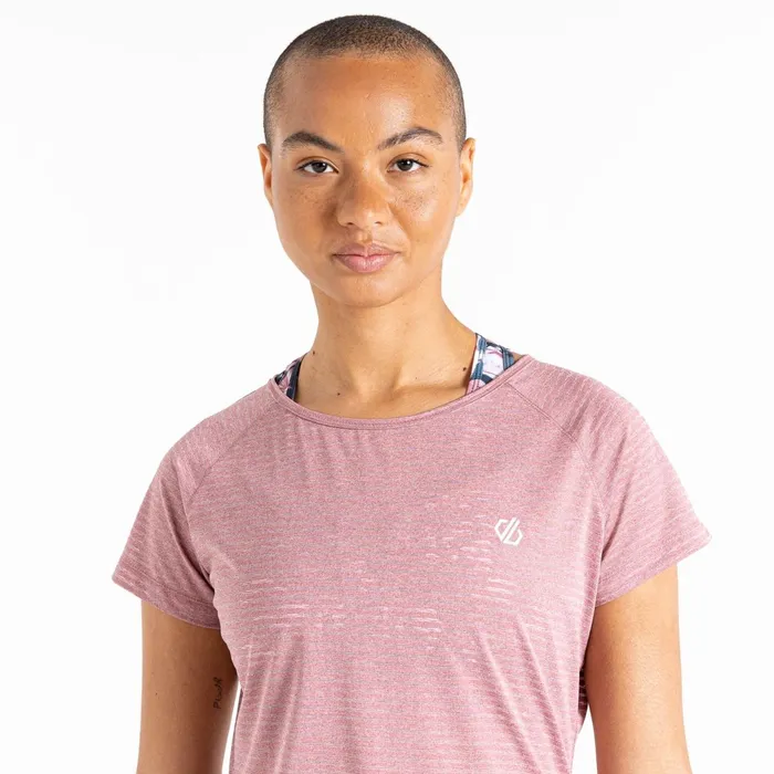 Dare 2b Gym Tops Defy Ii Lightweight Tee Mesa Rose 8211 Women