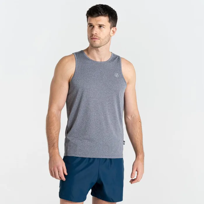 Dare 2b Gym Tops Dignant Fitness Vest Charcoal Grey Marl 8211 Men