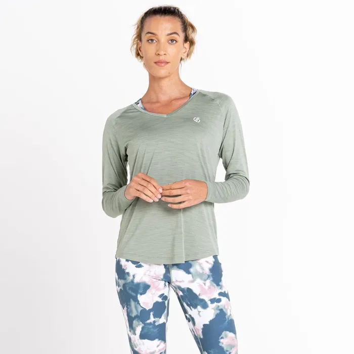 Dare 2b Gym Tops Discern Lightweight Tee Lilypad Green 8211 Women