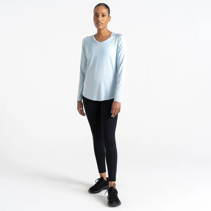 Dare 2b Gym Tops Discern Lightweight Tee Quiet Blue 8211 Women