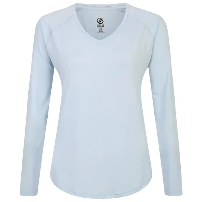 Dare 2b Gym Tops Discern Lightweight Tee Quiet Blue 8211 Women