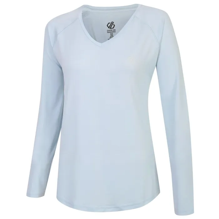 Dare 2b Gym Tops Discern Lightweight Tee Quiet Blue 8211 Women