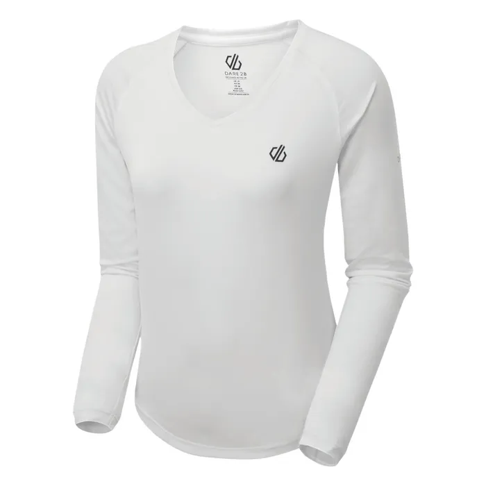 Dare 2b Gym Tops Discern Lightweight Tee White 8211 Women
