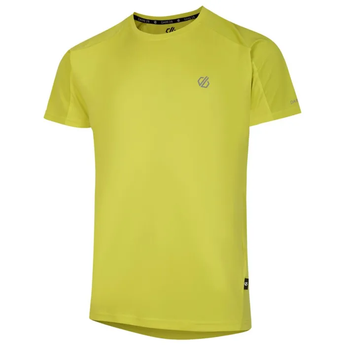 Dare 2b Gym Tops Discernible Iii TShirt Neon Spring Yellow 8211 Men