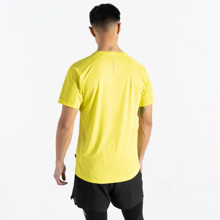 Dare 2b Gym Tops Discernible Iii TShirt Neon Spring Yellow 8211 Men