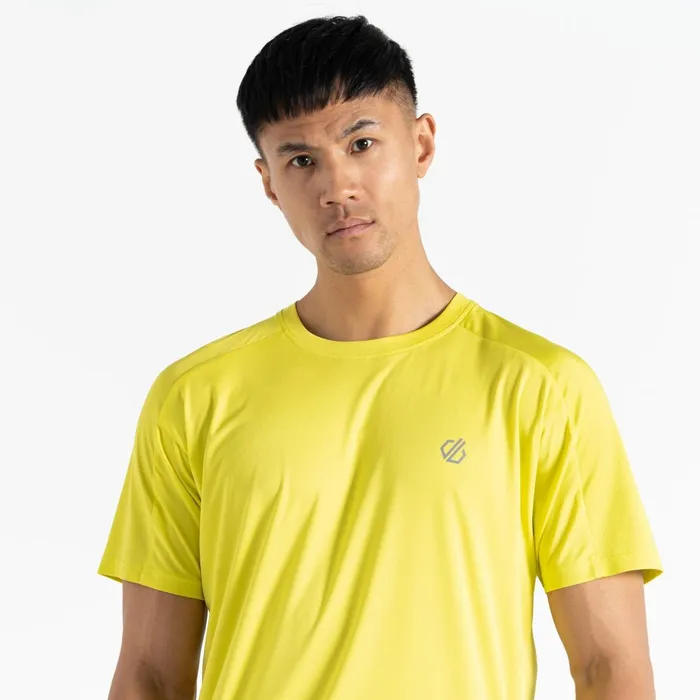 Dare 2b Gym Tops Discernible Iii TShirt Neon Spring Yellow 8211 Men