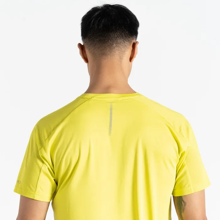 Dare 2b Gym Tops Discernible Iii TShirt Neon Spring Yellow 8211 Men