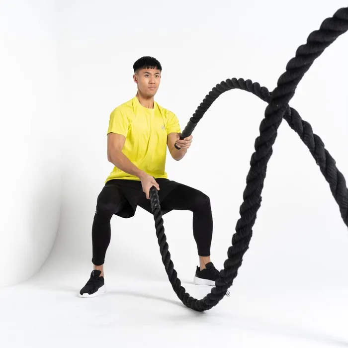 Dare 2b Gym Tops Discernible Iii TShirt Neon Spring Yellow 8211 Men