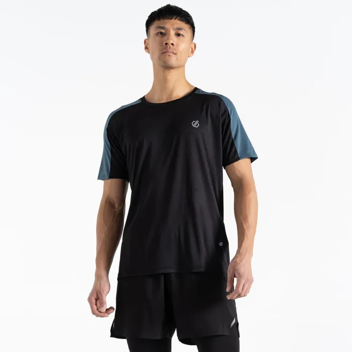 Dare 2b Gym Tops Discernible Iii TShirt Orion Grey Black 8211 Men