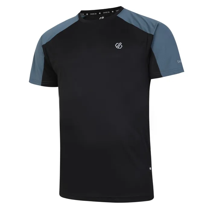 Dare 2b Gym Tops Discernible Iii TShirt Orion Grey Black 8211 Men