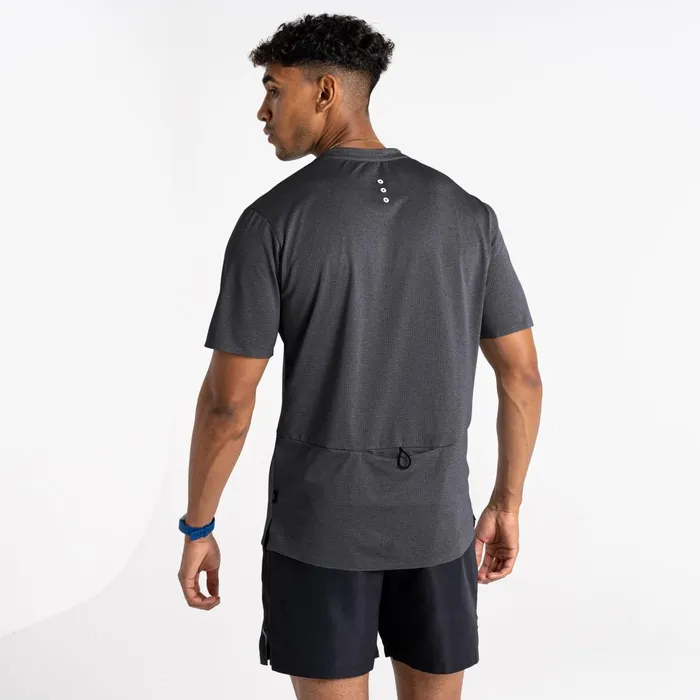 Dare 2b Gym Tops Jermaine Jenas 8211 Momentum TShirt Charcoal Grey Marl 8211 Men