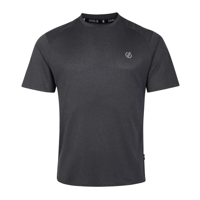 Dare 2b Gym Tops Jermaine Jenas 8211 Momentum TShirt Charcoal Grey Marl 8211 Men