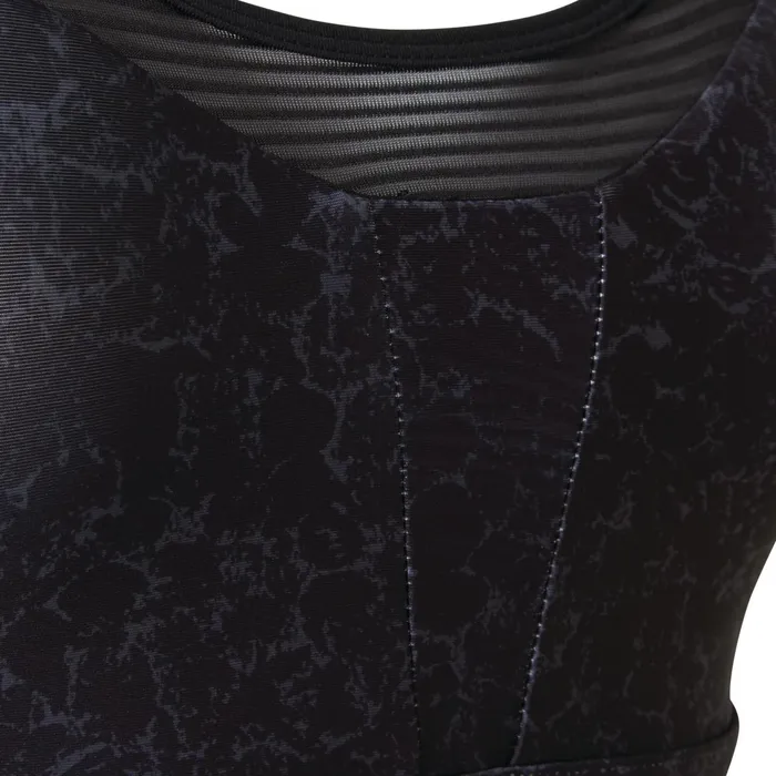 Dare 2b Gym Tops Mantra Recycled Sports Bra Black Molecular Print 8211 Women