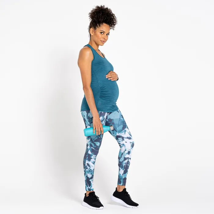 Dare 2b Gym Tops Maternity Modernize Vest Dragonfly Green 8211 Women