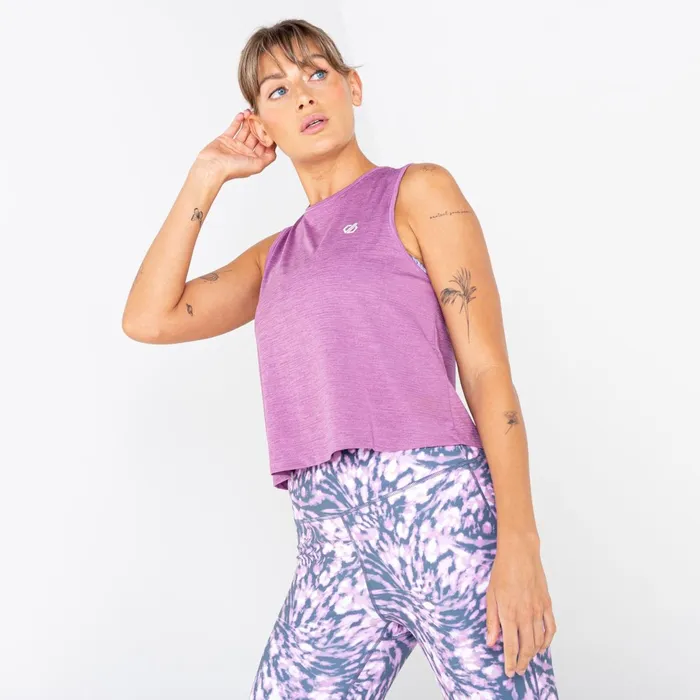Dare 2b Gym Tops Meditate Cropped Top Dusty Lavender 8211 Women