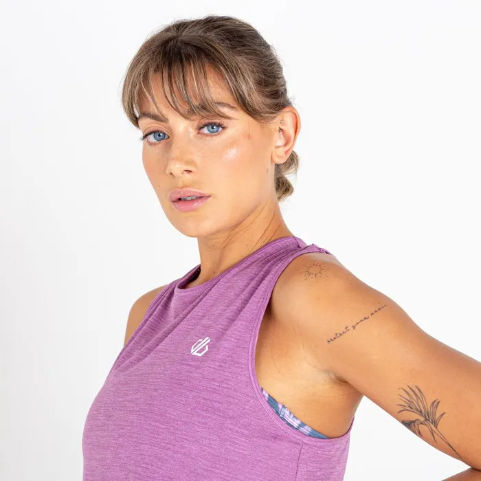 Dare 2b Gym Tops Meditate Cropped Top Dusty Lavender 8211 Women