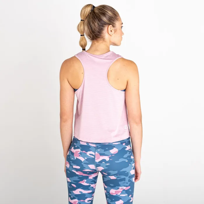 Dare 2b Gym Tops Meditate Cropped Top Powder Pink 8211 Women