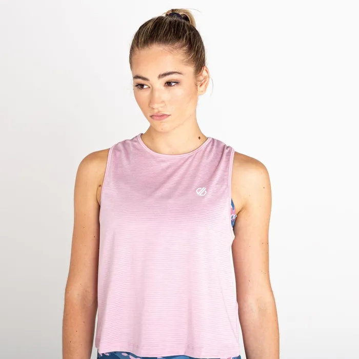 Dare 2b Gym Tops Meditate Cropped Top Powder Pink 8211 Women