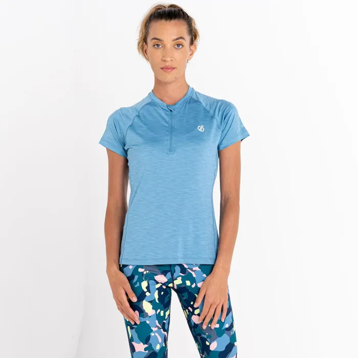 Dare 2b Gym Tops Outdare Iii Lightweight Jersey Niagara Blue 8211 Women