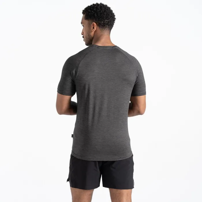 Dare 2b Gym Tops Persist TShirt Black Marl 8211 Men