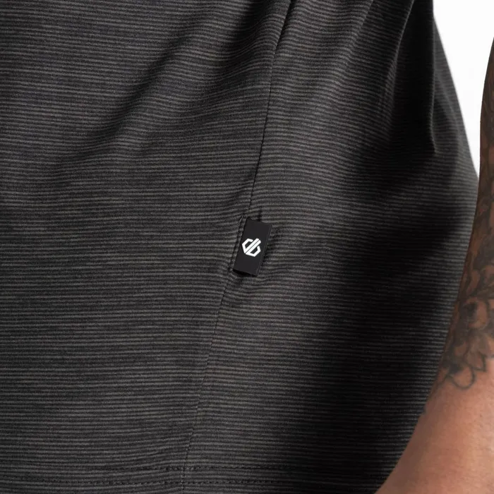 Dare 2b Gym Tops Persist TShirt Black Marl 8211 Men