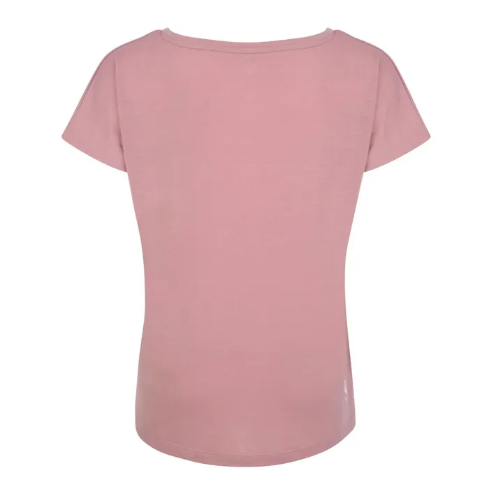 Dare 2b Gym Tops Persisting Lightweight Gym Tee Dusky Rose Marl 8211 Women