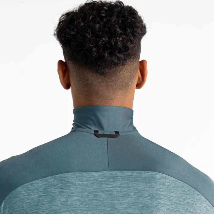 Dare 2b Gym Tops Power Up Ii Lightweight Jersey Mediterranean Green Marl 8211 Men