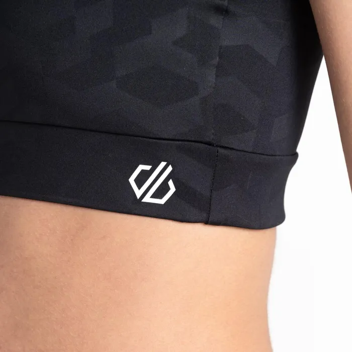 Dare 2b Gym Tops Swift Sports Bra Black Chevron Print 8211 Women