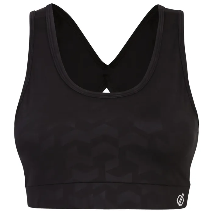 Dare 2b Gym Tops Swift Sports Bra Black Chevron Print 8211 Women