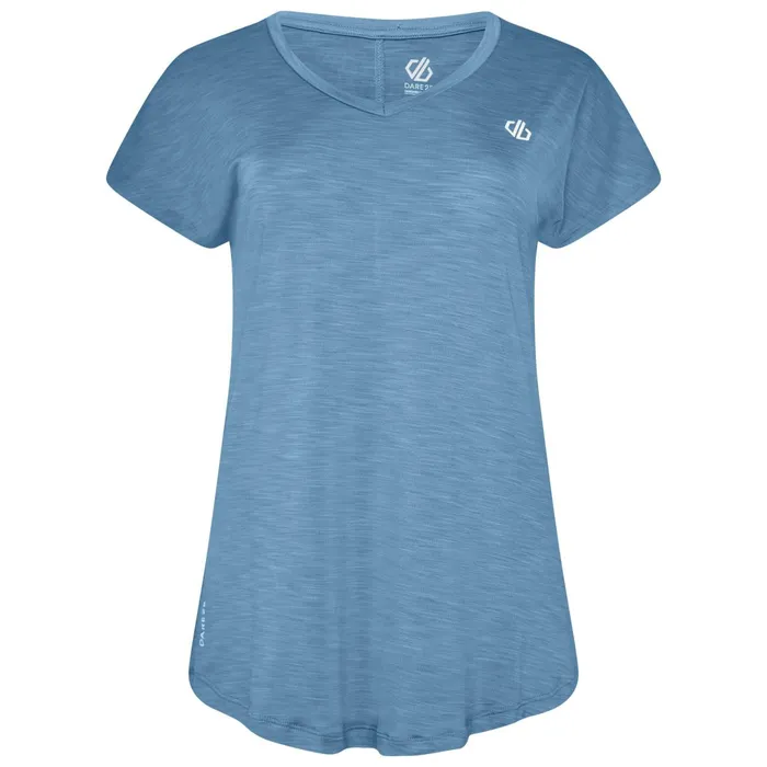 Dare 2b Gym Tops Vigilant Lightweight Tee Bluestone 8211 Women