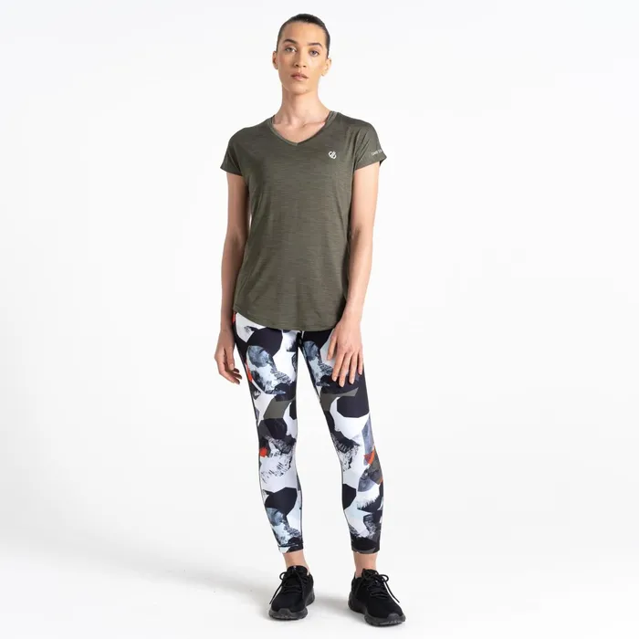 Dare 2b Gym Tops Vigilant Lightweight Tee Lichen Green 8211 Women
