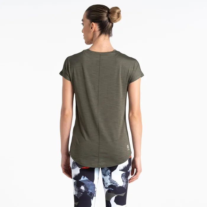 Dare 2b Gym Tops Vigilant Lightweight Tee Lichen Green 8211 Women
